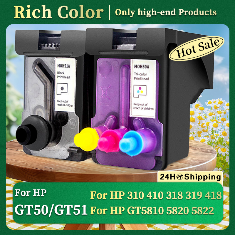 Solvent Printer Ink - GT50 GT51 GT52 M0H50A M0H51A Printhead