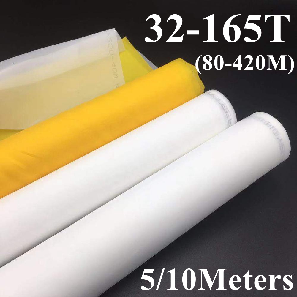 Screen Printing Frame Mesh - 5/10 Meters 32T-165T Silk Screen Printing