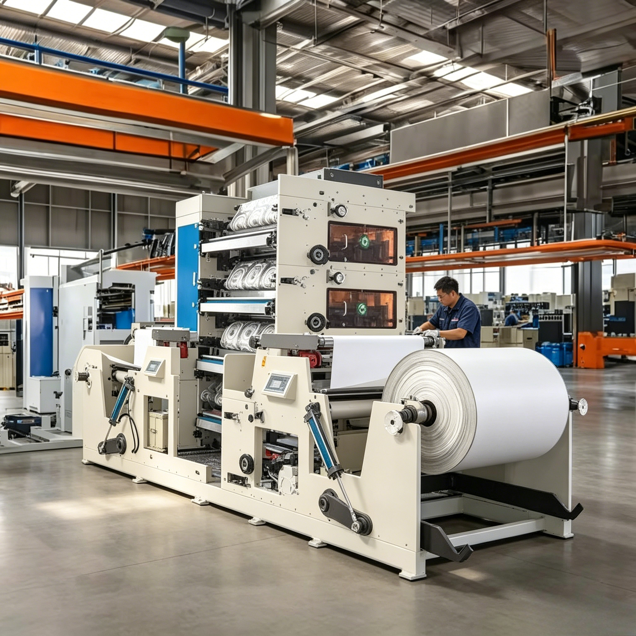 Commercial Printing Business - High Efficiency Flexographic Printing Machine, Ink