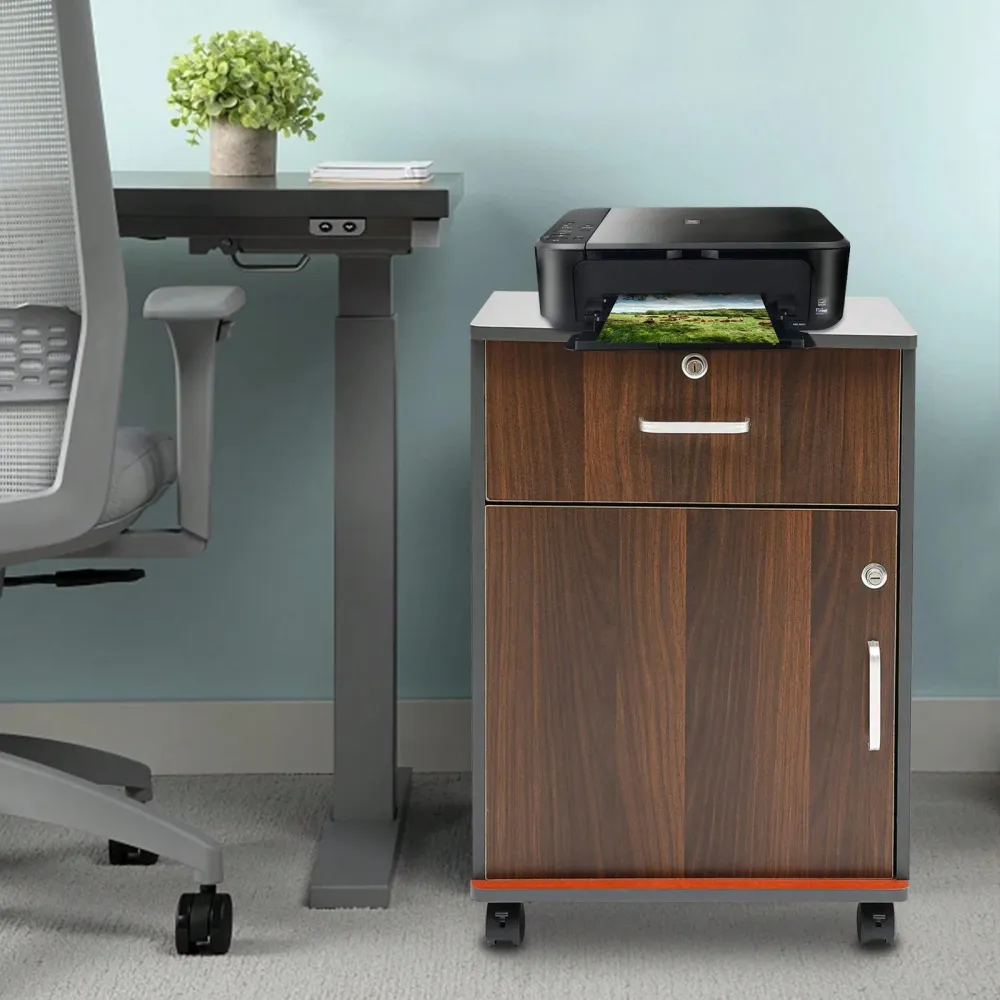 Mobile File Cabinet With Wheel - огляд і ціна Commercial Printing File