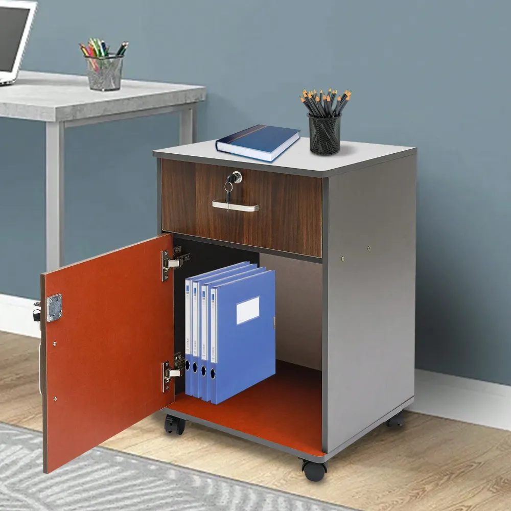 Mobile File Cabinet With Wheel - огляд і ціна Commercial Printing File