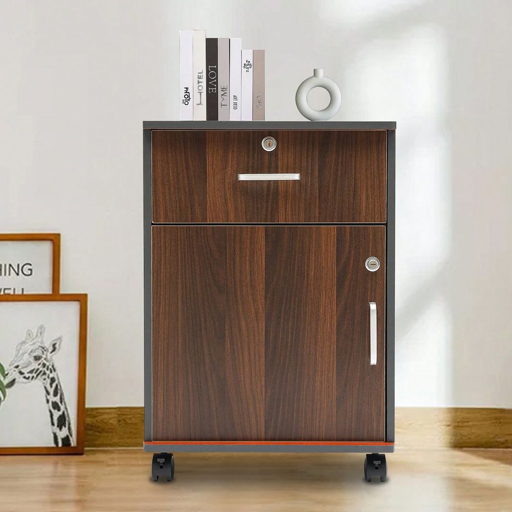 Mobile File Cabinet With Wheel - огляд і ціна Commercial Printing File