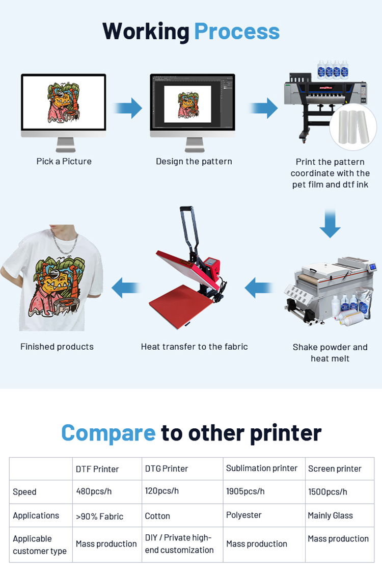 2025Kingjet Dtf Printer I3200  - огляд і ціна Dtf Powder Shaker