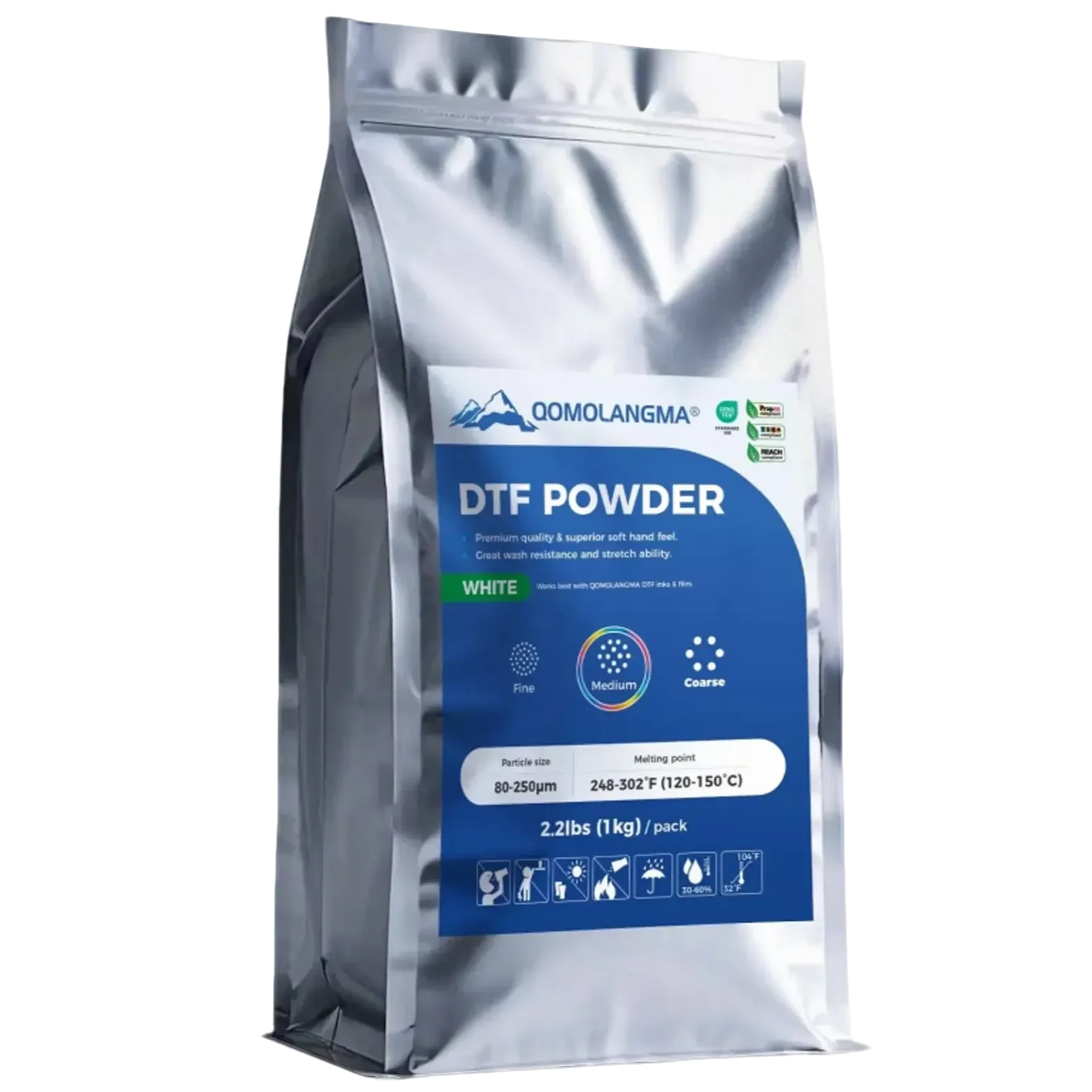 US Stock 1kg White DTF Powder  - огляд і ціна Dtf Powder Shaker