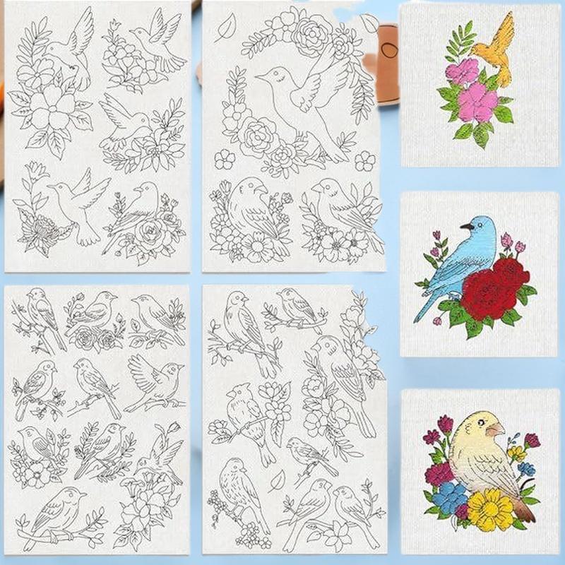 4-Sheet A4 Water-Soluble Stabi - огляд і ціна Embroidery Stabilizer Backing