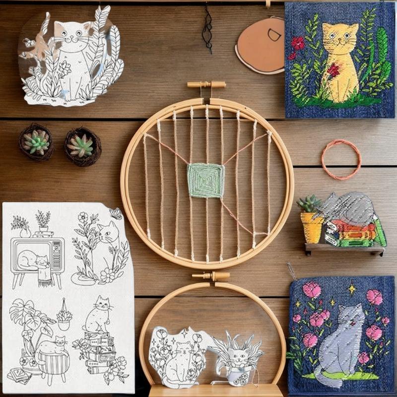 4-Sheet A4 Water-Soluble Stabi - огляд і ціна Embroidery Stabilizer Backing