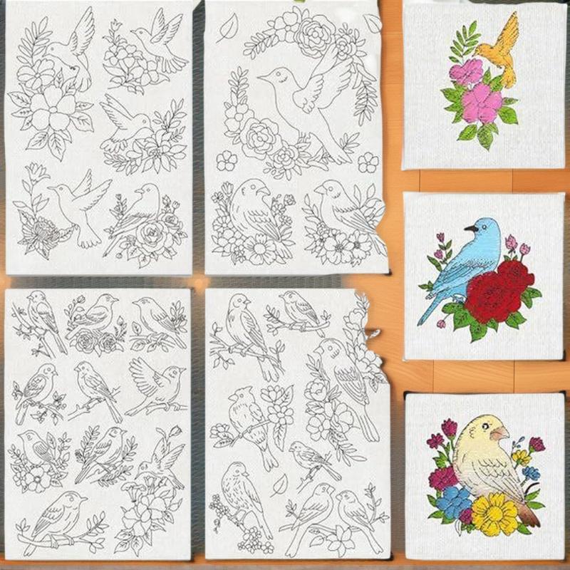 4-Sheet A4 Water-Soluble Stabi - огляд і ціна Embroidery Stabilizer Backing