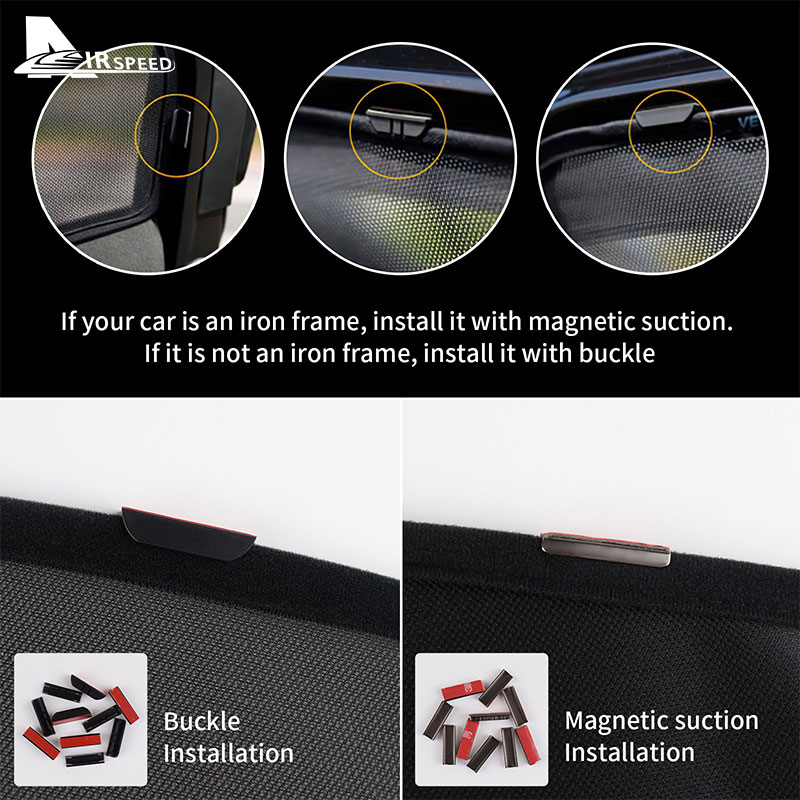 Car Magnetic Side Rear Window  - огляд і ціна Screen Printing Frame Mesh