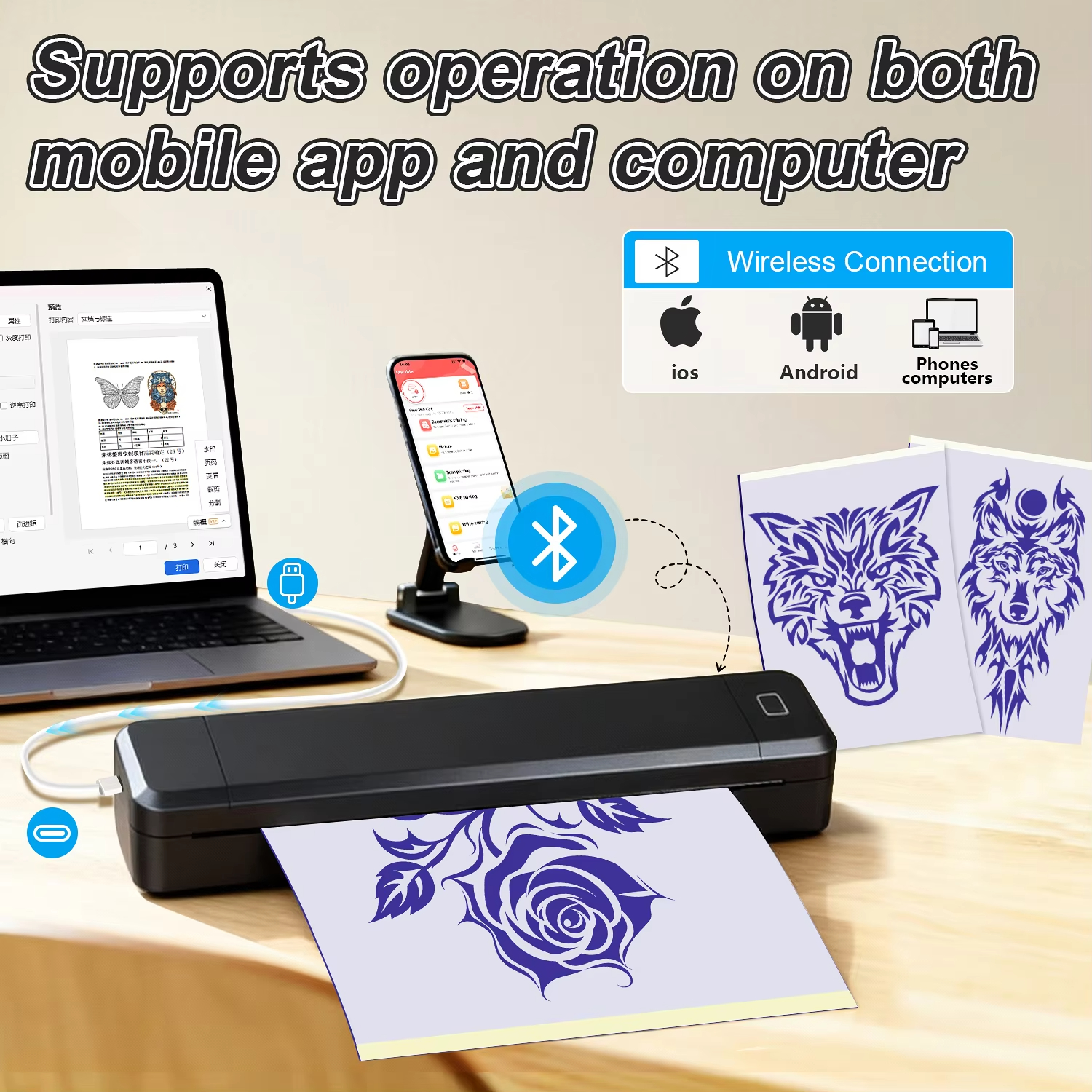 Marklife A4 Thermal Tattoo Wir - огляд і ціна Commercial Printing Business