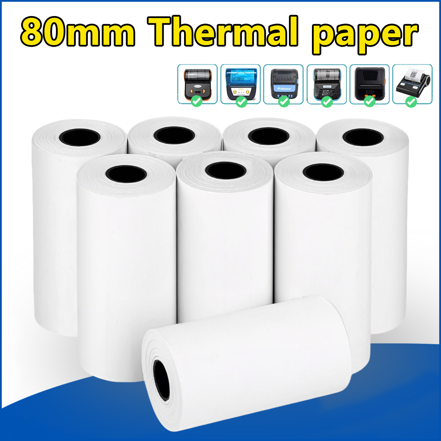 80MM Thermal Receipt Paper 3/6 - огляд і ціна Commercial Printer
