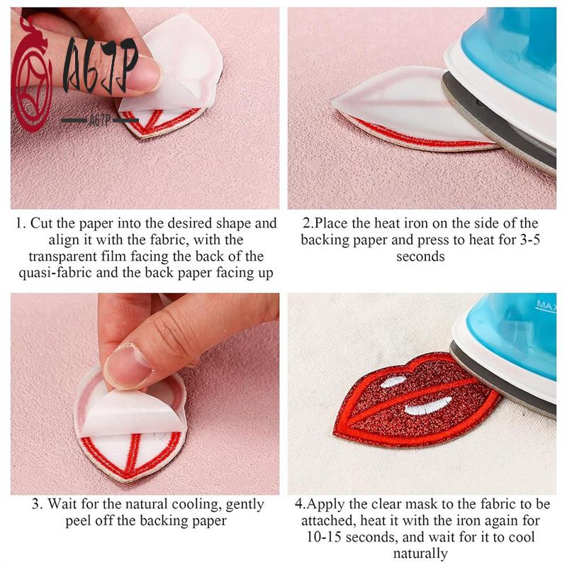 A67P-20 Pcs Double Sided Iron  - огляд і ціна Embroidery Stabilizer Backing