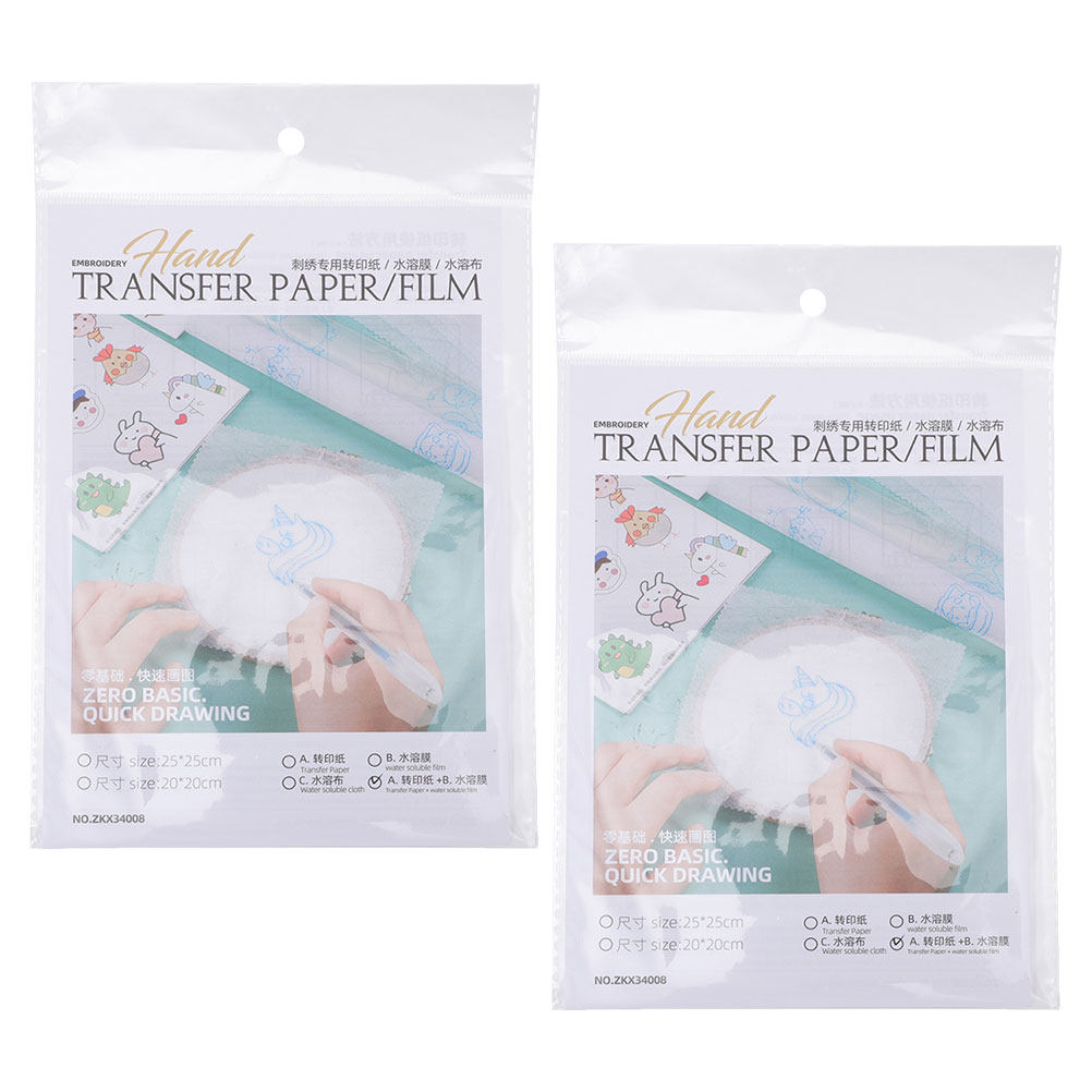 8Pcs DIY Water Soluble Embroid - огляд і ціна Embroidery Stabilizer Backing
