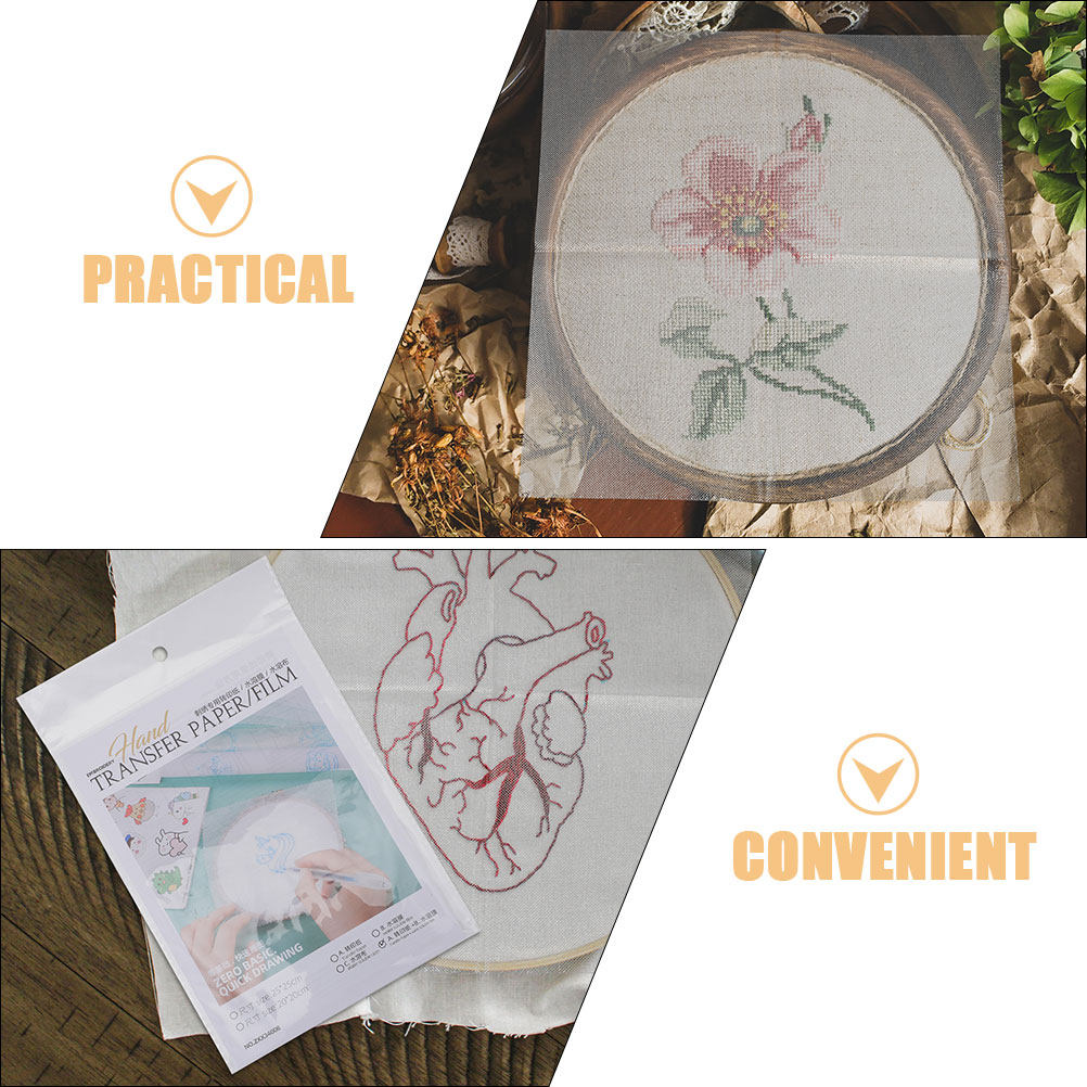 8Pcs DIY Water Soluble Embroid - огляд і ціна Embroidery Stabilizer Backing