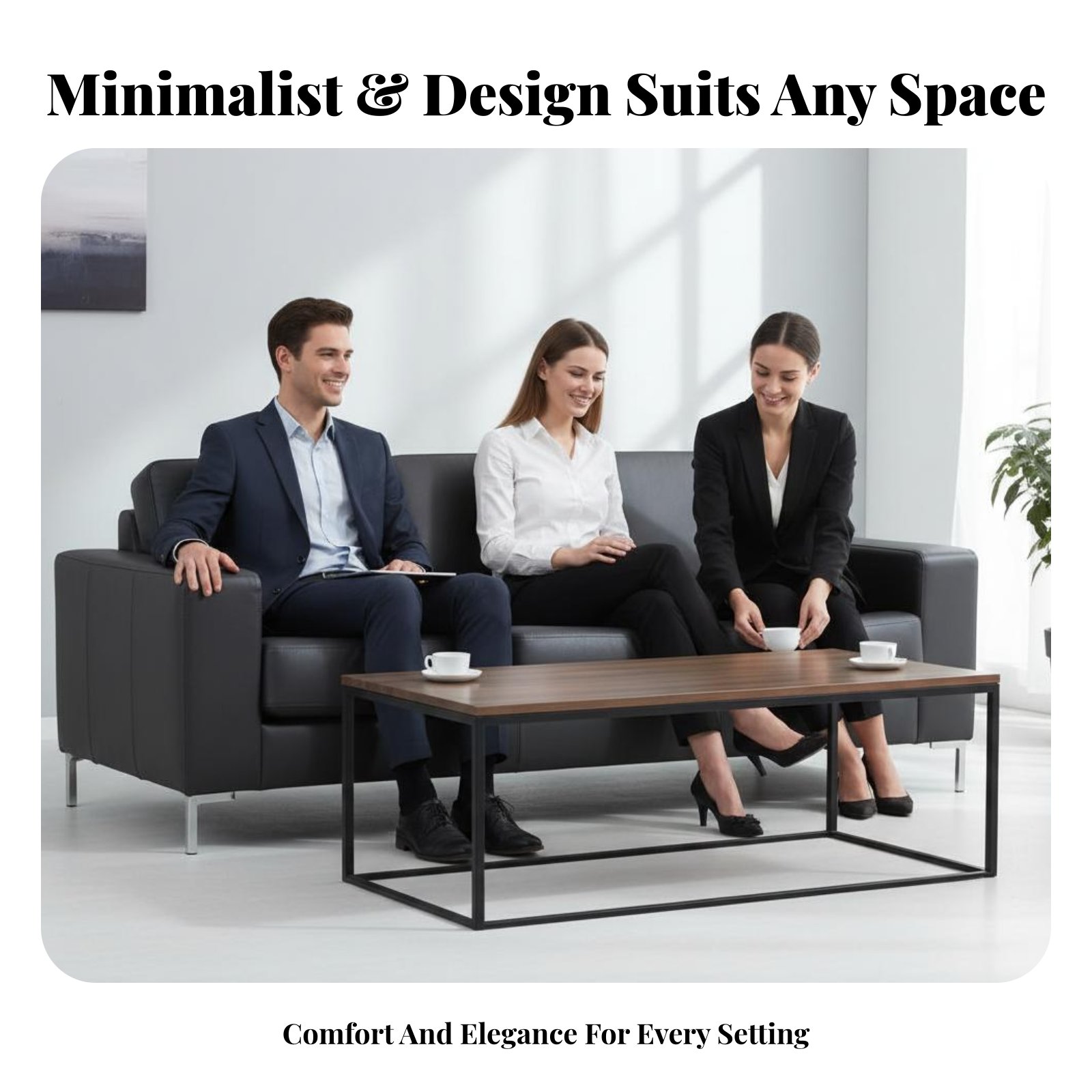 Three-Person Settee Modern Des - огляд і ціна Commercial Printing Business