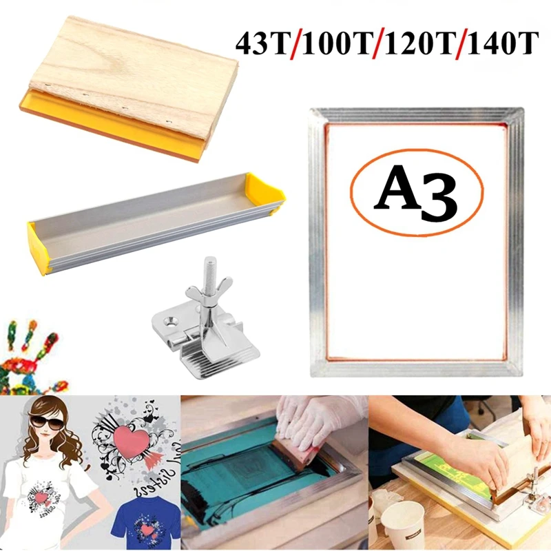 A3 Screen Printing Kit Aluminu - огляд і ціна Screen Printing Frame Mesh