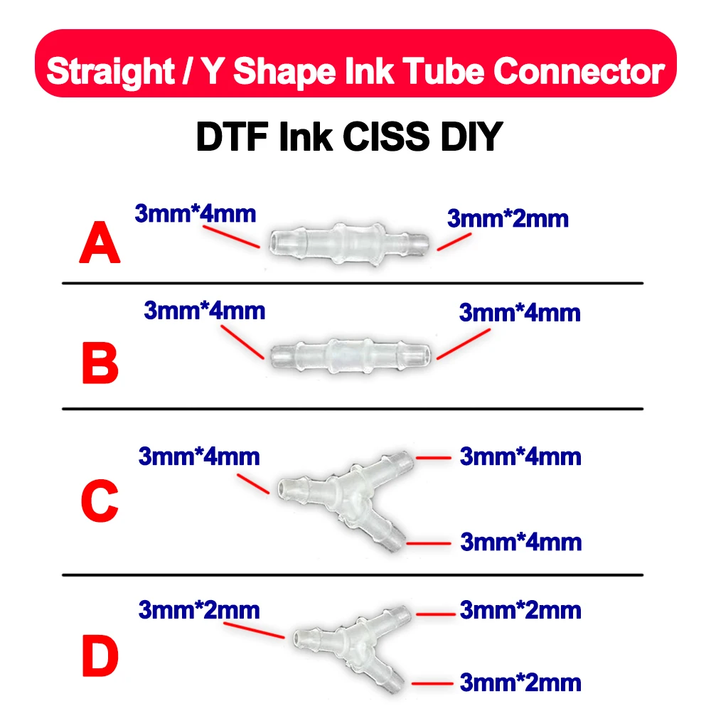 15pcs Eco solvent Straight / Y - огляд і ціна Dtf Powder Shaker