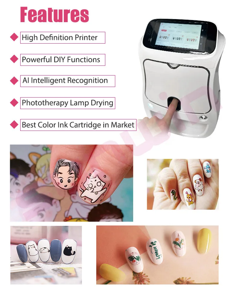 Automatic AI 3D Nail Art Print - огляд і ціна Commercial Printer