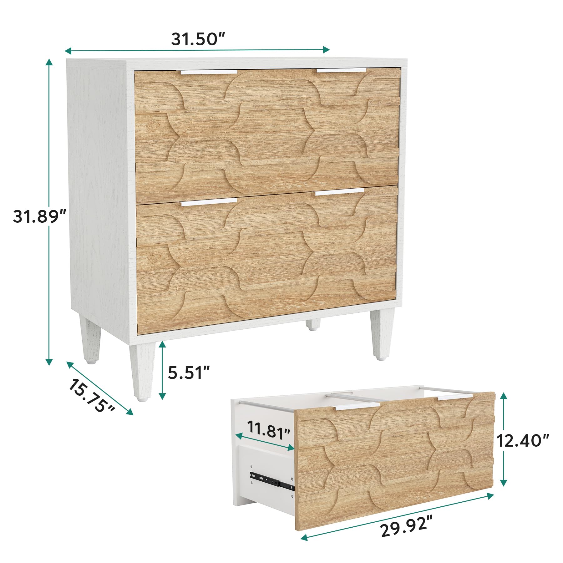 Tribesigns 2-Drawer File Cabin - огляд і ціна Commercial Printer
