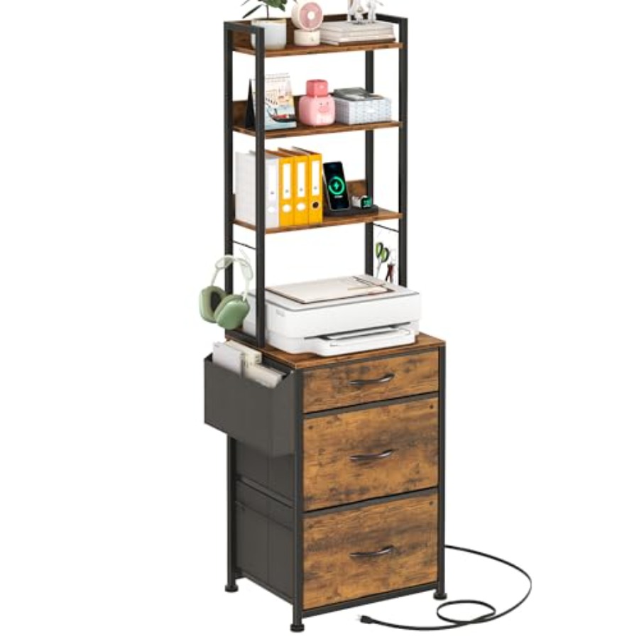 3 Fabric Drawer Tall File Cabi - огляд і ціна Commercial Printer