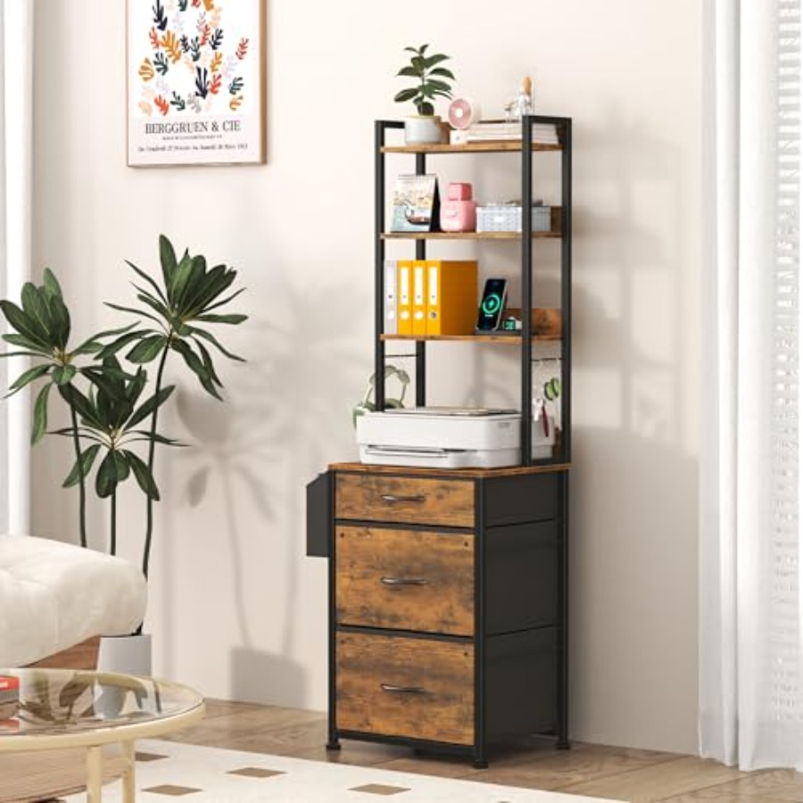 3 Fabric Drawer Tall File Cabi - огляд і ціна Commercial Printer