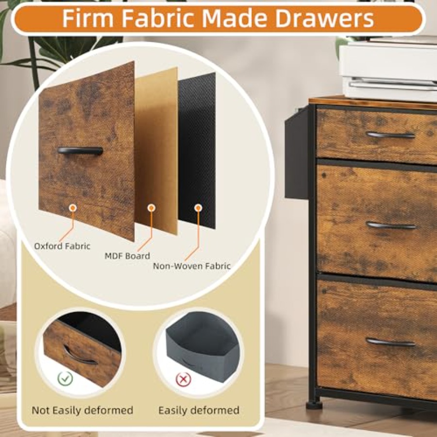3 Fabric Drawer Tall File Cabi - огляд і ціна Commercial Printer